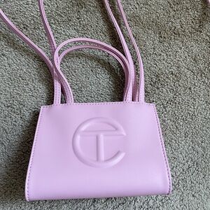 Telfar Shopping Bag Small Bubblegum Pink with dust bag